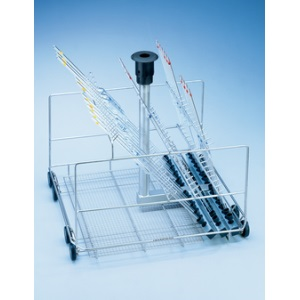 This product has been discontinued by the manufacturer. Please contact us for the closest replacement - Injector unit Miele full width for 38 pipettes in 3 rows, 10 x 100ml pipettes (length up to 550 mm), spacing 20mm, 14 x 25ml pipettes, spacing 26mm, and 14 x 10ml pipettes, spacing 26mm, fills full internal height, comes with lower basket attached