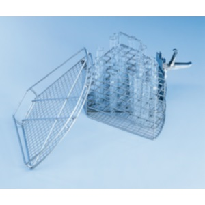 This product has been discontinued by the manufacturer. Please contact us for the closest replacement - Insert Miele quarter for up to 80 test tubes 16mm x 105mm, includes A13 lid, for upper or lower baskets