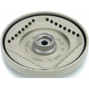 Rotor angle Sigma for 4 PCR-strips with 8 tubes 0.2 ml e.g no. 15042, made of polypropylene, includes polysulfone lid 17930