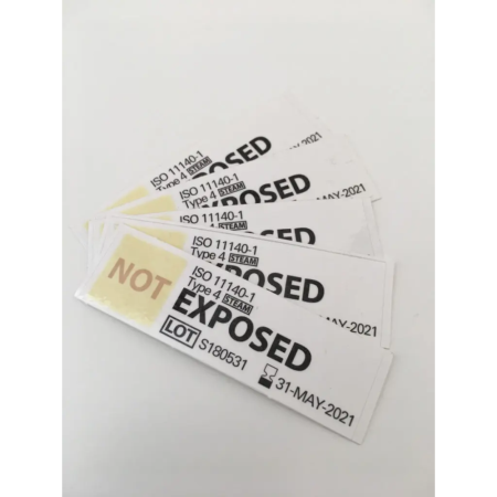 Wolf special offer - Autoclave indicator test strips Rodwell Class 4 TST width 19mm, length 64mm, inidcator becomes visible in steam steriliser operating 121°C to 134°C, pack of 100 OFFER ENDS 30-04-2025