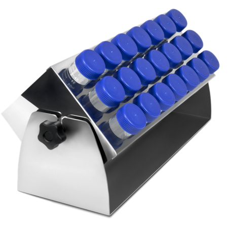 Adjustable tilt test tube rack for 21x 50ml tubes - for use with the UP-168