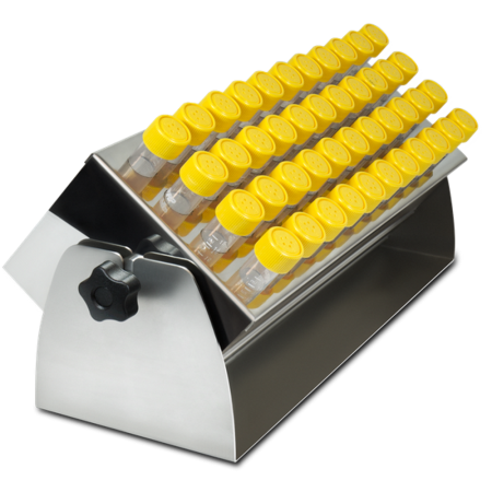 Adjustable tilt test tube rack for 44x 15ml tubes - for use with the UP-168