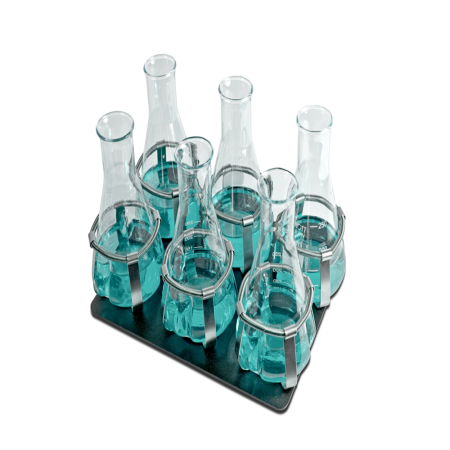 Platform Grant Bio with clamps for 6 x 250-300ml flasks/beakers dimensions 250 x 190mm