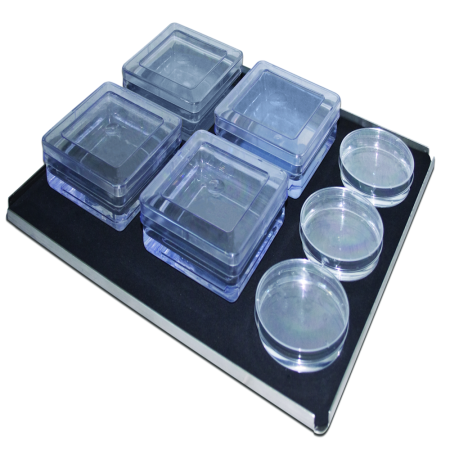 Platform Grant Bio flat, with non-slip rubber mat, 400 x 360mm