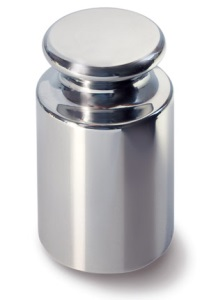Calibration weight Kern F1 2kg single weight, ECO-Shape, polished stainless steel (replaces 326-124-600), must be ordered with a box